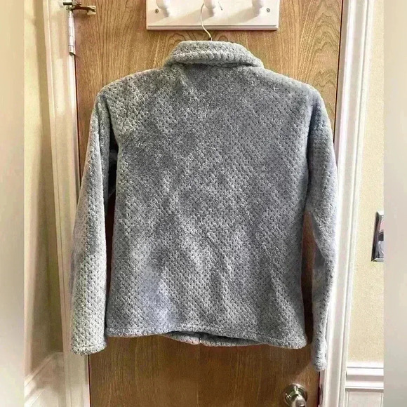 Columbia Fleece Gray Jacket Women’s Size Medium Butter Soft Great Quality - Picture 4 of 6